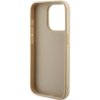 Guess GUHCP14LPSAIRSD iPhone 14 Pro 6.1 złoty/gold hardcase Saffiano Iridescent Script